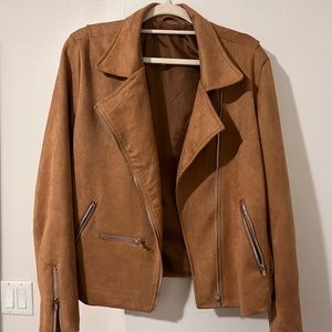 Faux suede Tan XL jacket